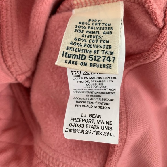 NWT L.L Bean Women’s Quilted Quarter Zip Sweatshirt MT - Picture 8 of 10